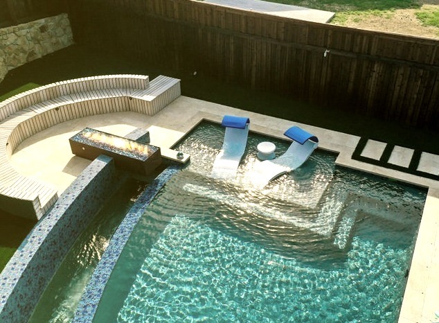 Pool Landscaping - Modern Pool