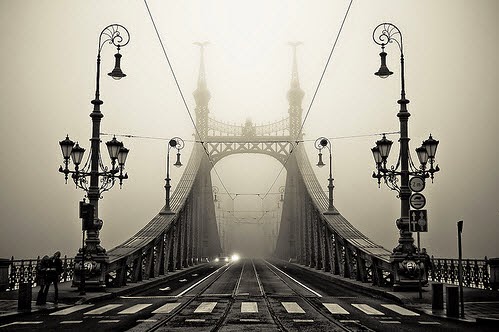 Foggy Day, Budapest, Hungary