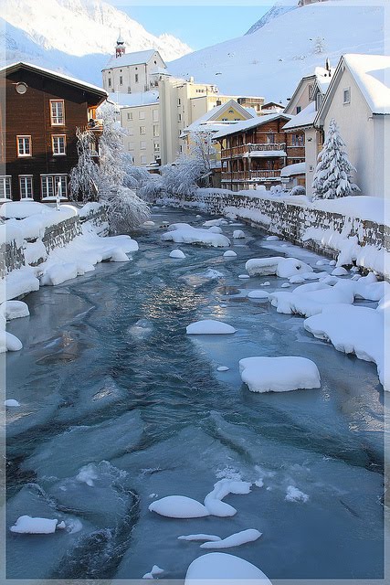 Winters Morning, Andermatt, Switzerland